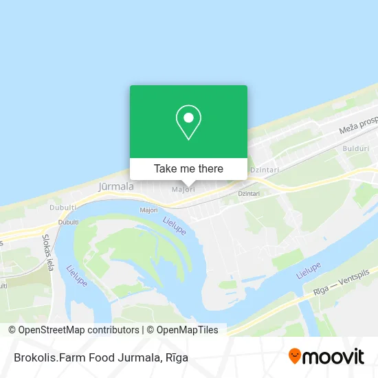 Brokolis.Farm Food Jurmala map