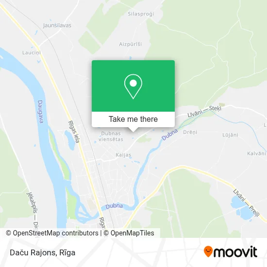 Daču Rajons map
