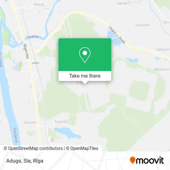 Adugs, Sia map