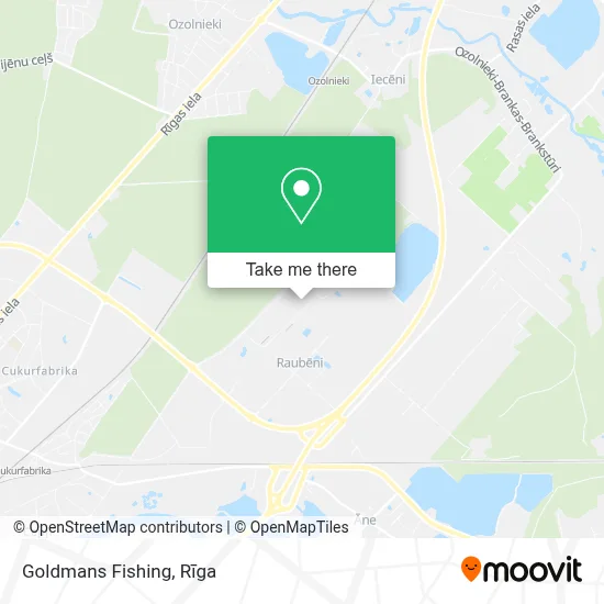 Goldmans Fishing map