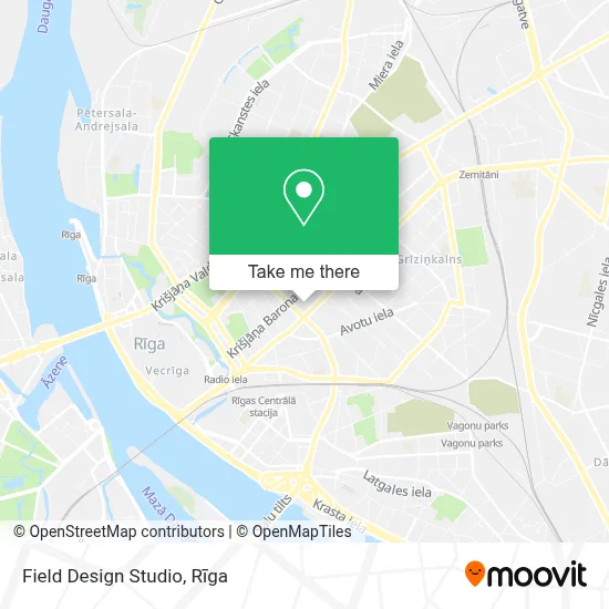 Field Design Studio map