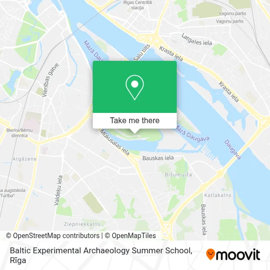 Baltic Experimental Archaeology Summer School map