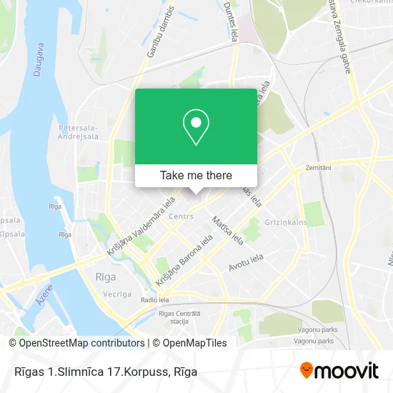 Rīgas 1.Slimnīca 17.Korpuss map