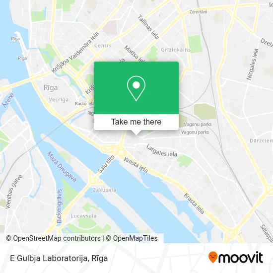 E Gulbja Laboratorija map