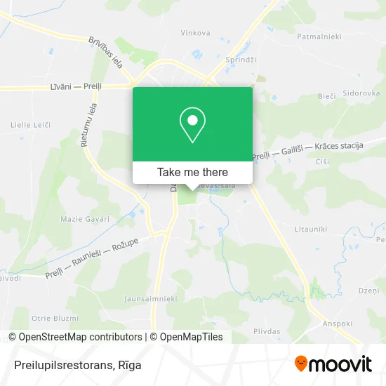 Preilupilsrestorans map
