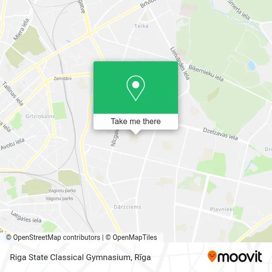 Riga State Classical Gymnasium map