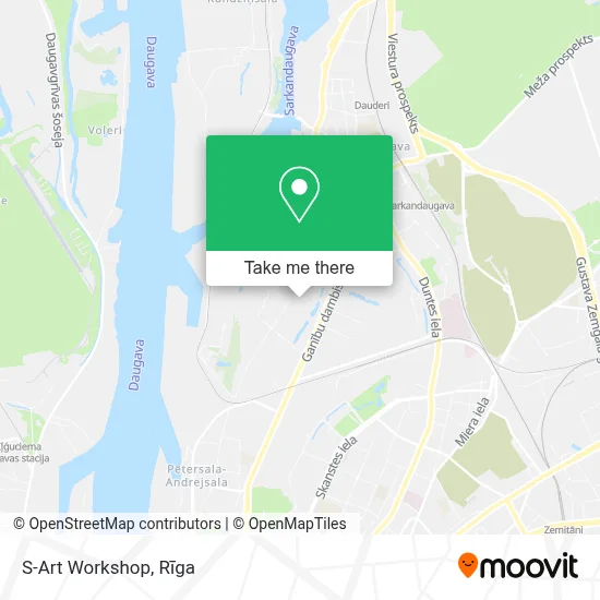 S-Art Workshop map