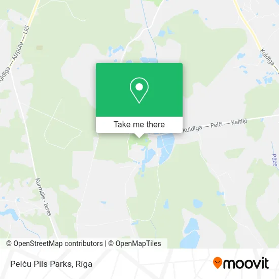 Pelču Pils Parks map
