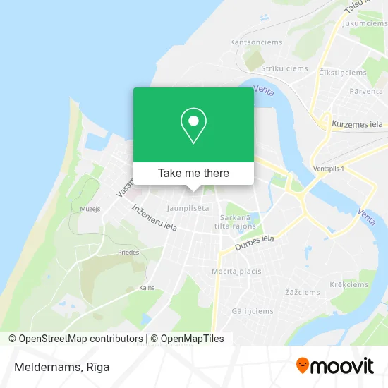 Meldernams map