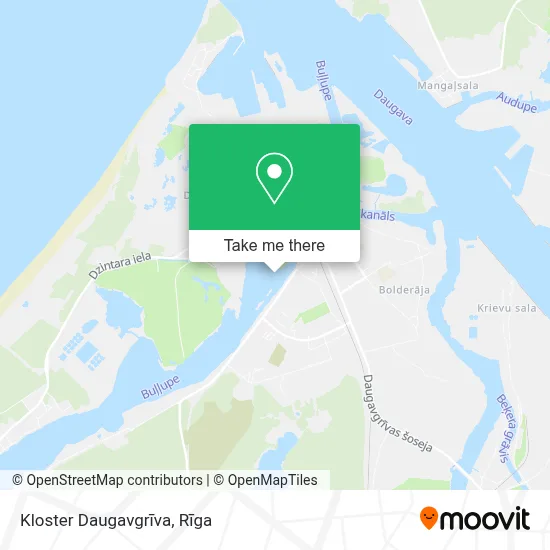 Kloster Daugavgrīva map
