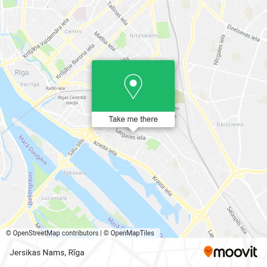 Jersikas Nams map