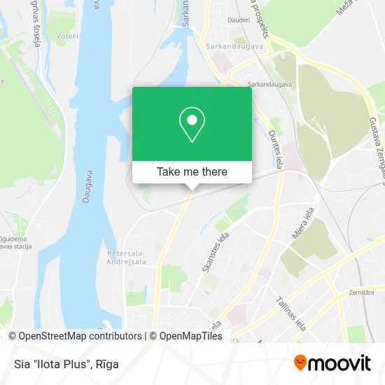 Sia "Ilota Plus" map