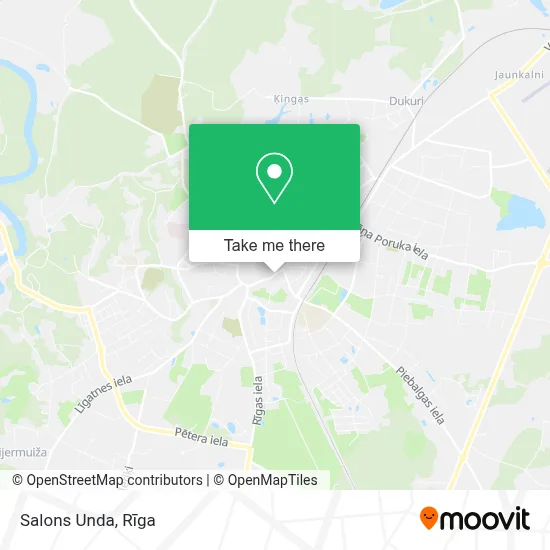 Salons Unda map
