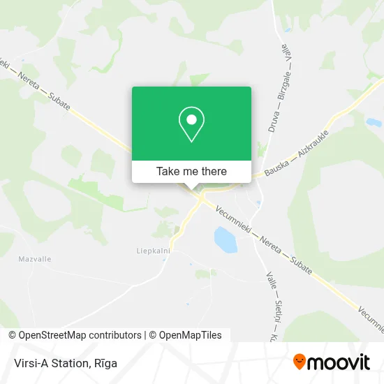 Virsi-A Station map