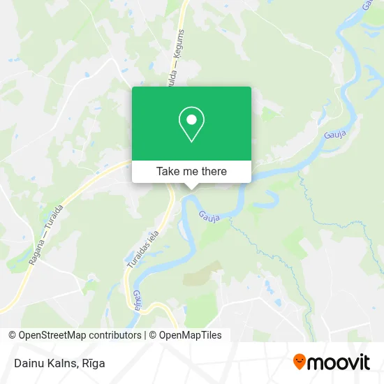Dainu Kalns map
