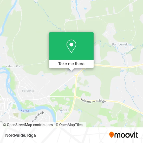 Nordvalde map