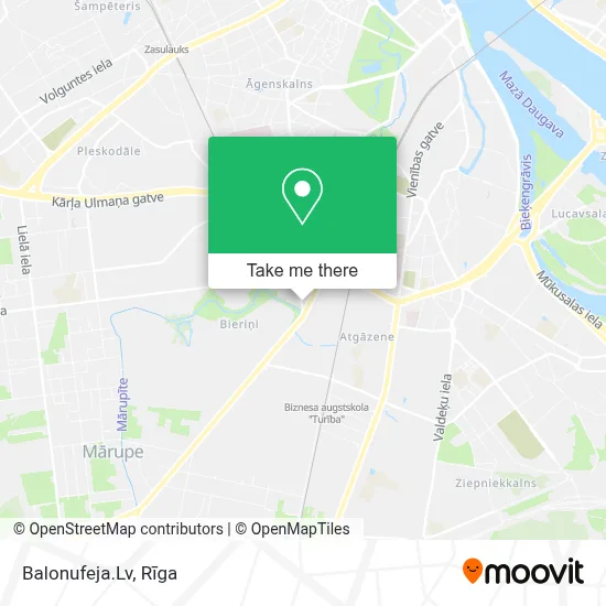 Balonufeja.Lv map
