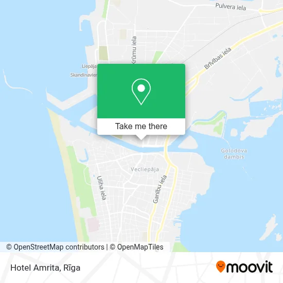 Hotel Amrita map