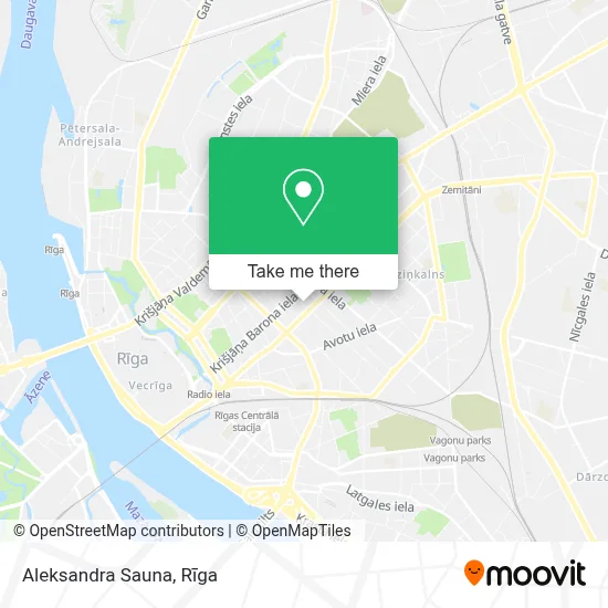 Aleksandra Sauna map