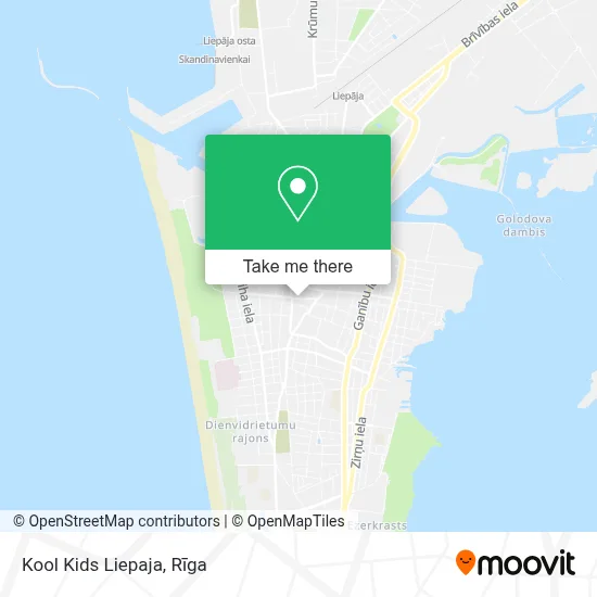 Kool Kids Liepaja map