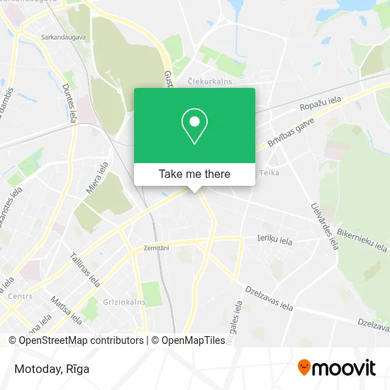 Motoday map