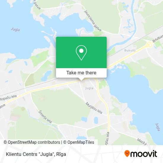 Klientu Centrs "Jugla" map