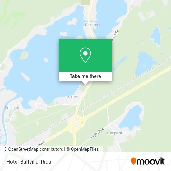 Hotel Baltvilla map