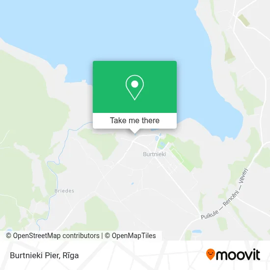 Burtnieki Pier map