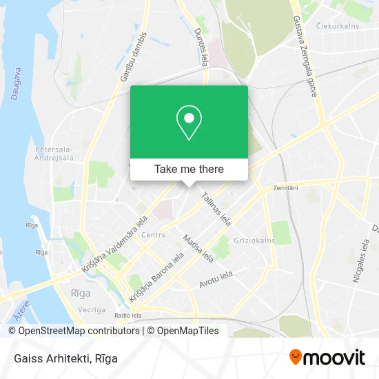 Gaiss Arhitekti map