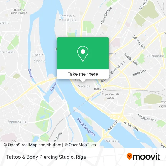 Tattoo & Body Piercing Studio map
