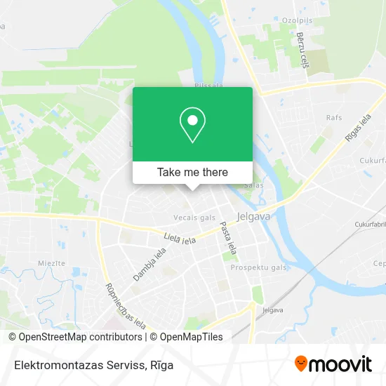 Elektromontazas Serviss map