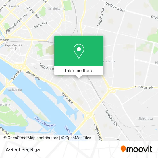 A-Rent Sia map