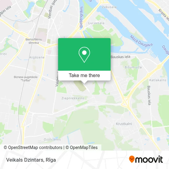 Veikals Dzintars map