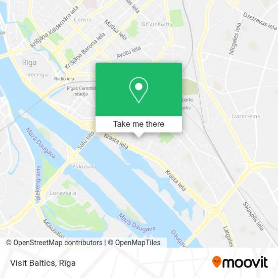 Visit Baltics map