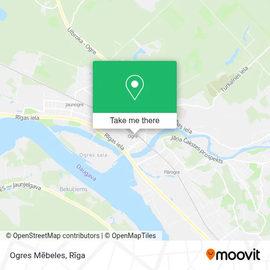 Ogres Mēbeles map