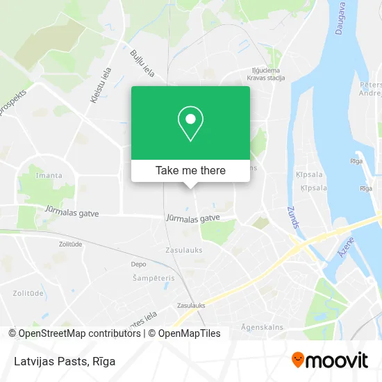 Latvijas Pasts map