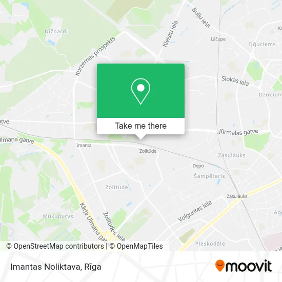 Imantas Noliktava map