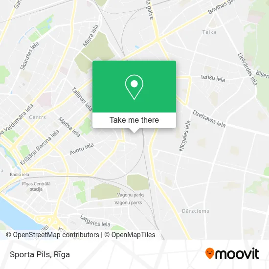 Sporta Pils map