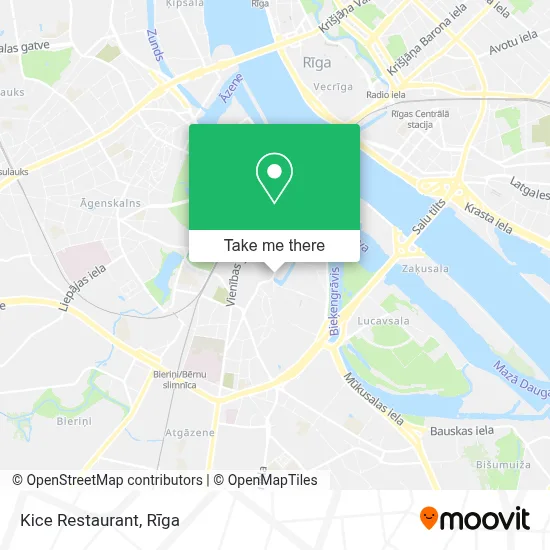 Kice Restaurant map