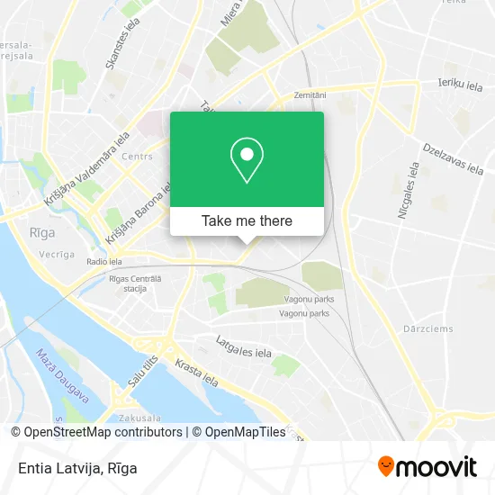 Entia Latvija map