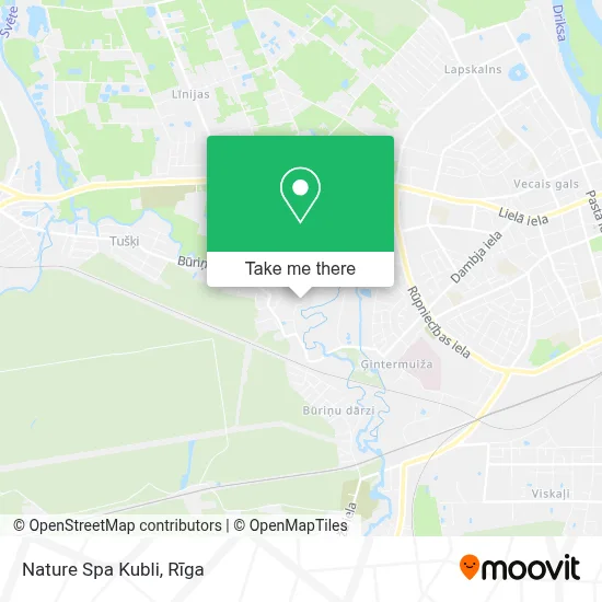 Nature Spa Kubli map