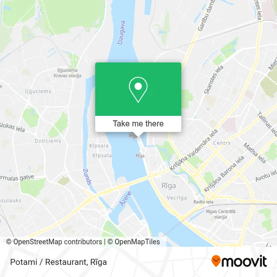 Potami / Restaurant map