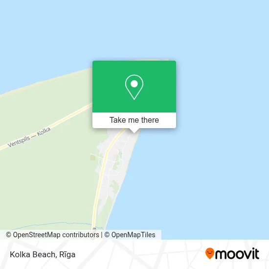 Kolka Beach map