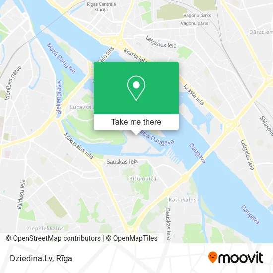Dziedina.Lv map