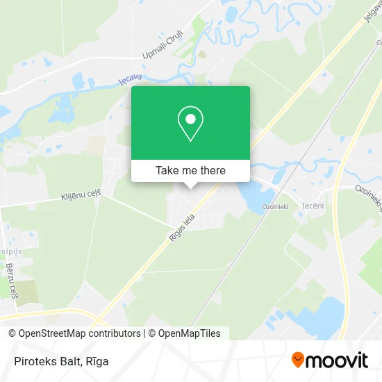 Piroteks Balt map