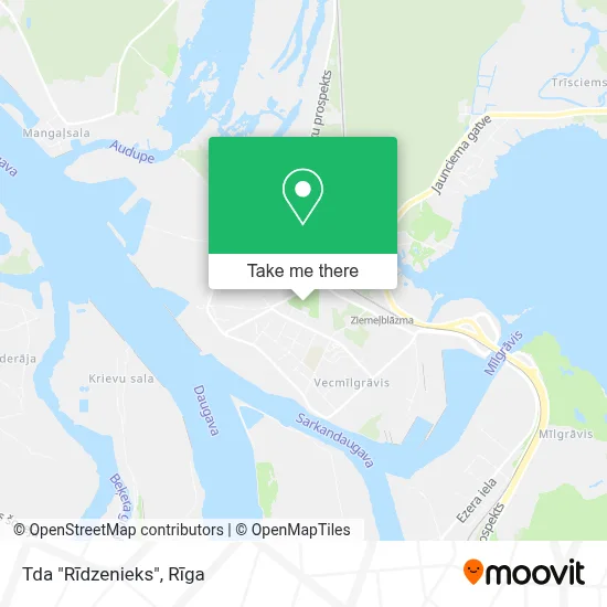 Tda "Rīdzenieks" map