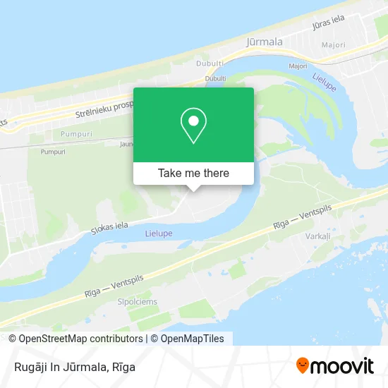 Rugāji In Jūrmala map