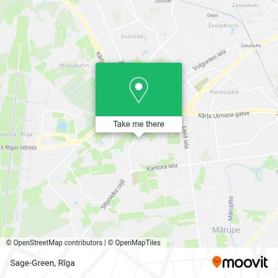 Sage-Green map