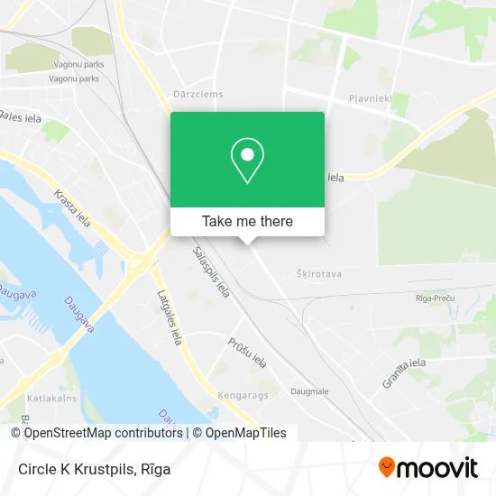 Circle K Krustpils map