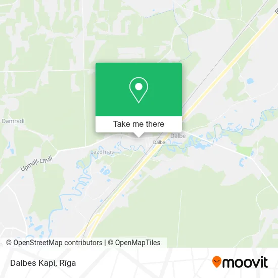 Dalbes Kapi map